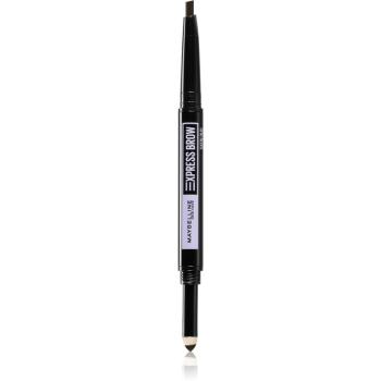 Maybelline Express Brow Satin Duo tužka a pudr na obočí duo odstín 04 - Dark Brown