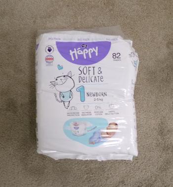 BELLA HAPPY BABY Pleny jednorázové New Born 2-5 kg Big Pack 82 ks