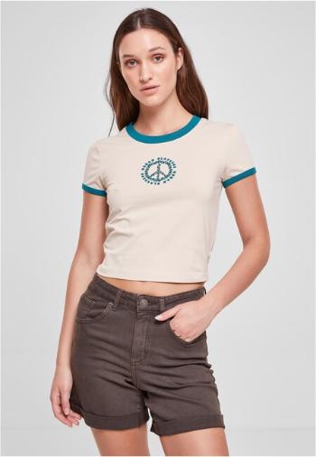 Urban Classics Ladies Stretch Jersey Cropped Tee softseagrass/watergreen - XXL