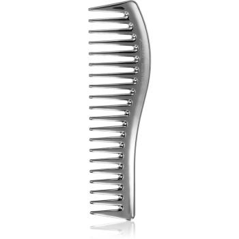 Janeke Chromium Line Wavy Comb for Gel Application hřeben na vlasy k nanášení gelových produktů 18,5 x 5 cm 1 ks