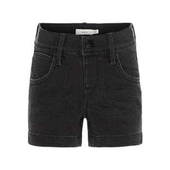 name it Girls Džíny Shorts Salli black denim