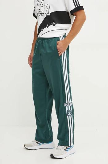 Tepláky adidas Originals Adibreak zelená barva, s aplikací, IY9928