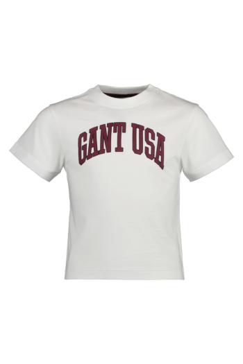 TRIČKO GANT RELAXED GANT USA SS T-SHIRT WHITE