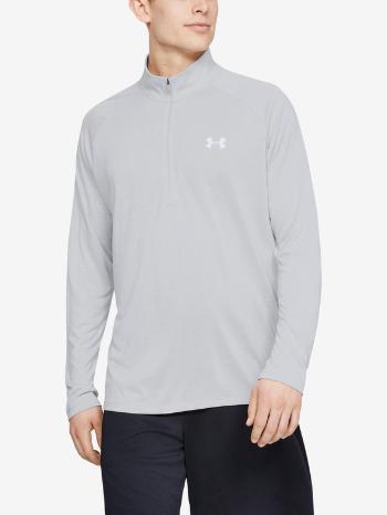 Under Armour UA Tech 2.0 1/2 Zip Triko Šedá