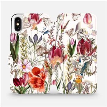 Flip pouzdro na mobil Apple iPhone X - MP01S Rozkvetlá louka (5903516750795)