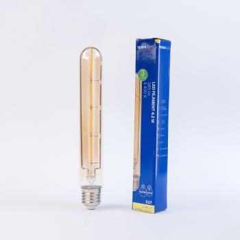 LED izzó Tesla - LED izzó TUBE VINTAGE, E27, 4,2 W, 230 V, 380 lm, 2400K, 360°, arany