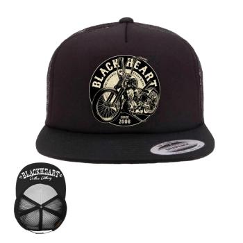 Kšiltovka BLACK HEART Chopper Trucker BLK  černá