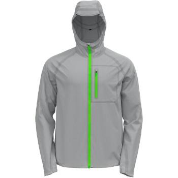 Odlo ZEROWEIGHT DUAL DRY WATERPROOF JACKET Pánská běžecká bunda, šedá, velikost