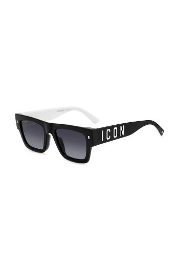 Sluneční brýle DSQUARED2 černá barva, ICON 0021/S