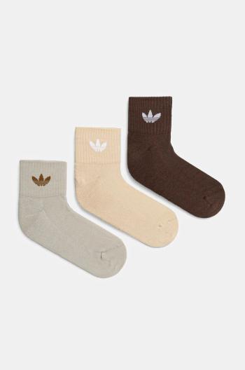 Ponožky adidas Originals 6-pack béžová barva, IX5278