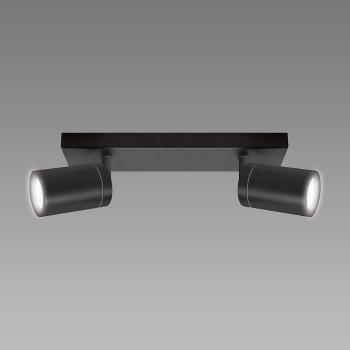 Lámpa TENOR GU10 2L BLACK 04071 IP44 LS2