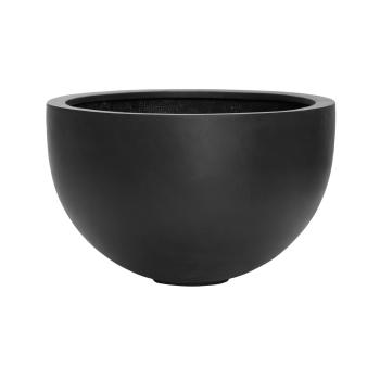 Květináč Bowl, barva černá, více velikostí - PotteryPots méret: H - h 38 cm, ⌀ 60 cm