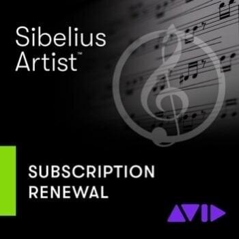 AVID Sibelius 1Y Subscription - Renewal (Digitální produkt)