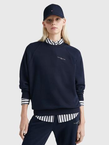 Tommy Hilfiger dámská tmavě modrá mikina  - XS (DW5)