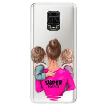 Odolné silikonové pouzdro iSaprio - Super Mama - Two Boys - Xiaomi Redmi Note 9 Pro / Note 9S