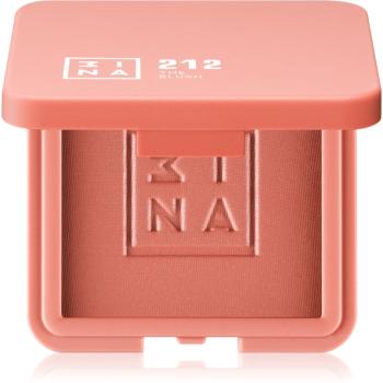 3INA The Blush kompaktní tvářenka odstín 212 Coral 7,5 g