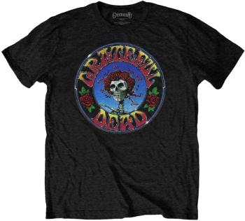 Grateful Dead Tričko Bertha Circle Vintage Wash Unisex Black 2XL