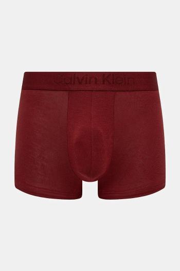 Boxerky Calvin Klein Underwear pánské, vínová barva, 000NB3979A