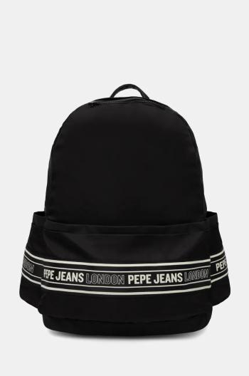 Batoh Pepe Jeans OTTO DUBLIN pánský, černá barva, velký, s aplikací, PM030859