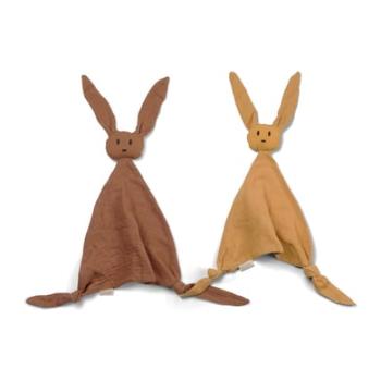 nuuroo Cuddle cloth Ado Set of 2 Caramel Café/ Golden Yellow