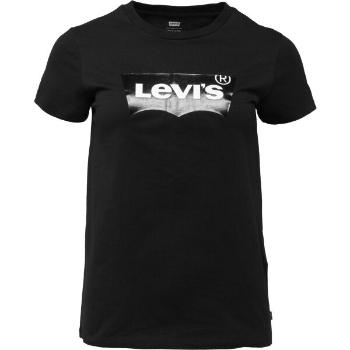 Levi's&reg; THE PERFECT TEE CLEAR FOIL Dámské tričko, černá, velikost