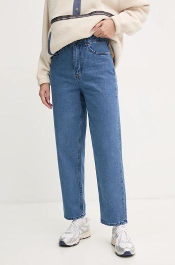 Džíny Quiksilver Baggy Carrot Denim dámské, high waist, EQYDP03482