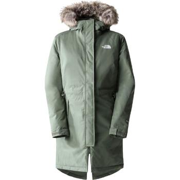 The North Face ZANECK W Dámská recyklovaná parka, tmavě zelená, velikost