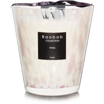 Baobab Collection Pearls White illatgyertya 16 cm