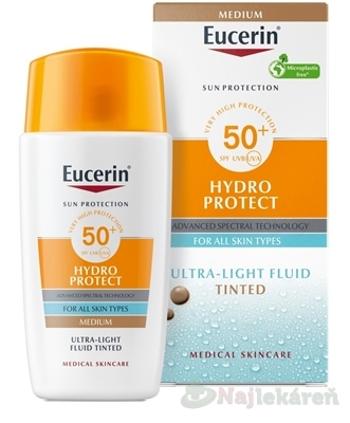 Eucerin SUN Ultra ľahký FLUID SPF 50+ stredne tmavý 50ml