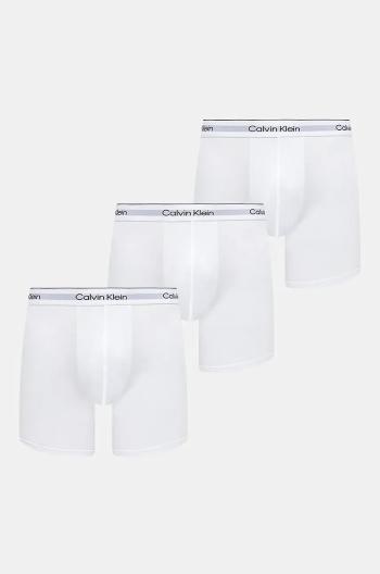 Boxerky Calvin Klein Underwear 3-pack pánské, bílá barva, 000NB3964A