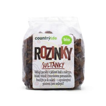 Rozinky sultánky 500 g BIO   COUNTRY LIFE