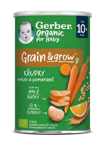 GERBER Organic křupky s mrkví a pomerančem 35 g