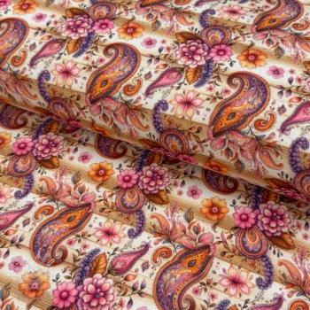 Jersey Paisley woody design A digital print