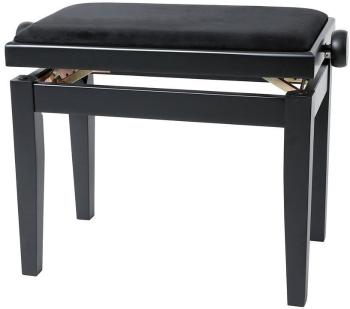 GEWA Piano Bench Deluxe Dřevěná stolička ke klavíru Black Matt