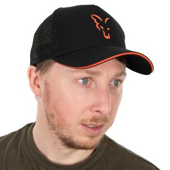 Fox kšiltovka collection trucker cap black orange