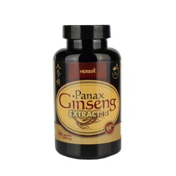 Ženšenový extrakt 500mg ( Panax ginseng ) - 90 kapslí - HealthNA