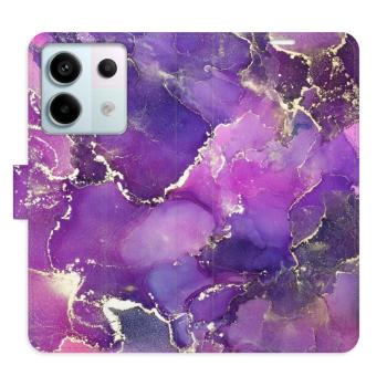 Flipové pouzdro iSaprio - Purple Marble - Xiaomi Redmi Note 13 Pro 5G / Poco X6 5G