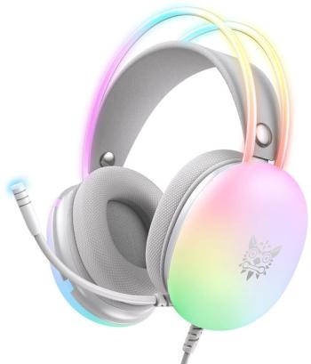 Onikuma X25 Full Illuminated RGB Wired Gaming Headset Multi-Šedá PC sluchátka