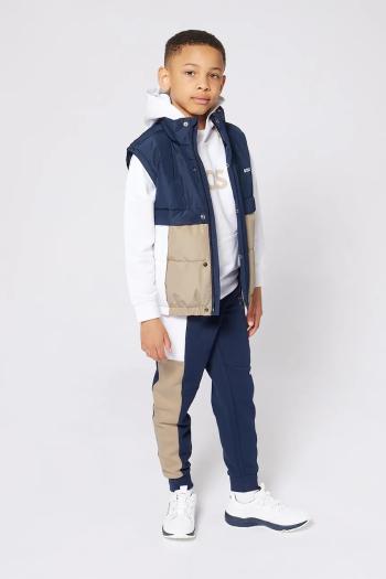 Detská vesta BOSS tmavomodrá farba, J52059