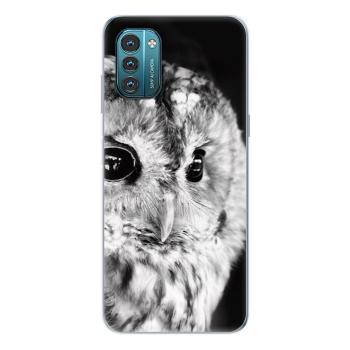 Odolné silikonové pouzdro iSaprio - BW Owl - Nokia G11 / G21