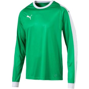 Puma LIGA JERSEY LONG SLEEVE TEE Pánské triko, zelená, velikost