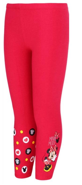 Lányos leggings Disney - Minnie Mouse piros Méret - gyermek: 128