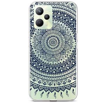 TopQ Kryt Realme C35 Navy Mandala 74607 (Sun-74607)