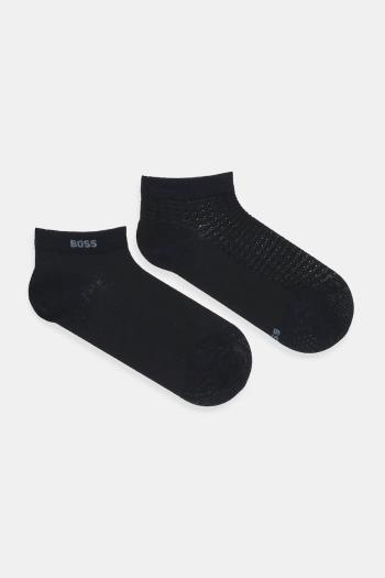 Ponožky BOSS 2-pak čierna farba, 50544227