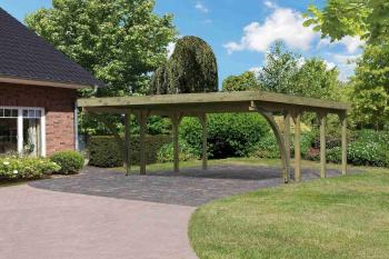 Dřevěný přístřešek / carport CLASSIC 2C Lanitplast