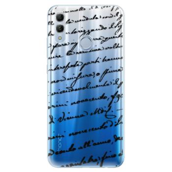 Odolné silikonové pouzdro iSaprio - Handwriting 01 - black - Huawei Honor 10 Lite