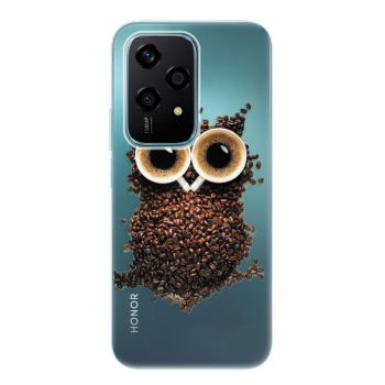 Odolné silikonové pouzdro iSaprio - Owl And Coffee - Honor 200 Lite