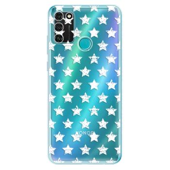 Odolné silikonové pouzdro iSaprio - Stars Pattern - white - Honor 9A