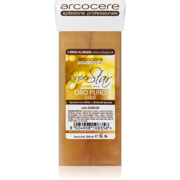 Arcocere Professional Wax Oro Puro Gold epilační vosk se třpytkami náhradní náplň 100 ml