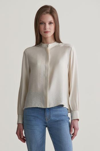 KOŠILE GANT REG TEXTURE BLOUSE CREAM